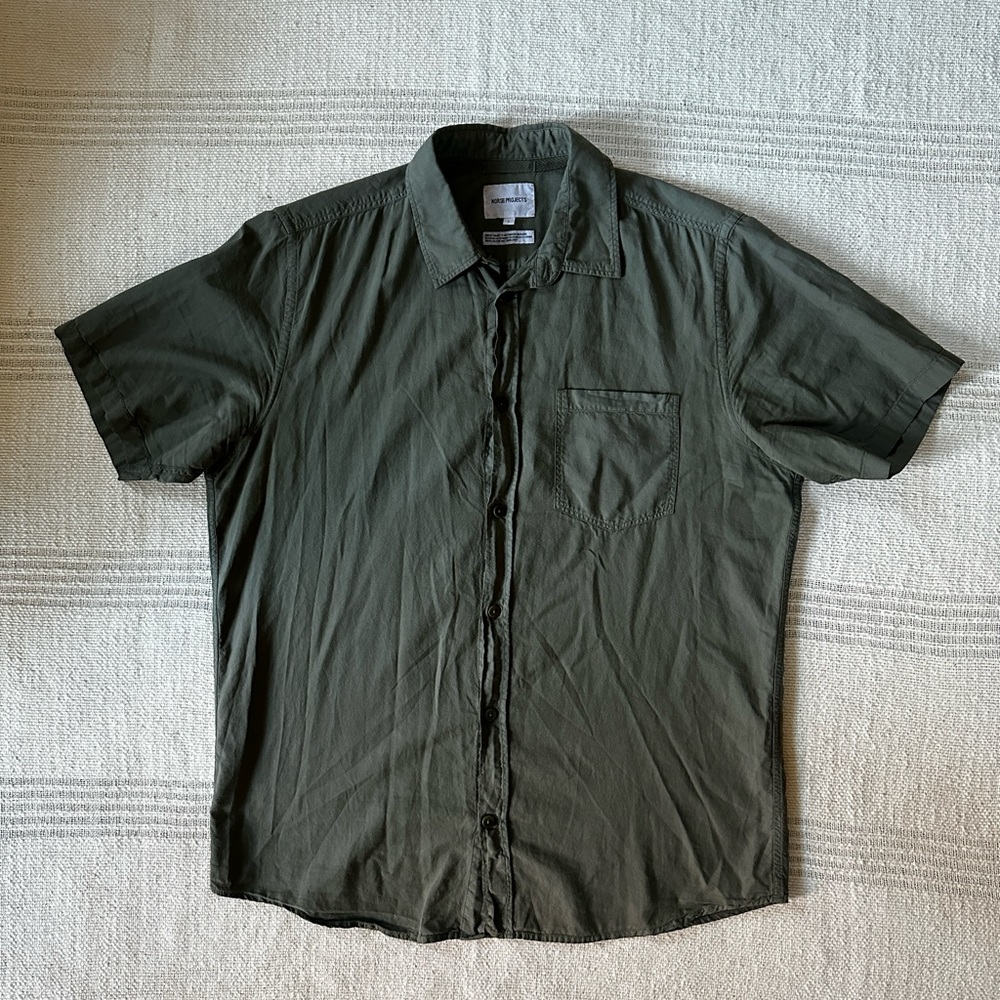 Norse Projects Short-Sleeve Button Down Shirt (Men’s L)